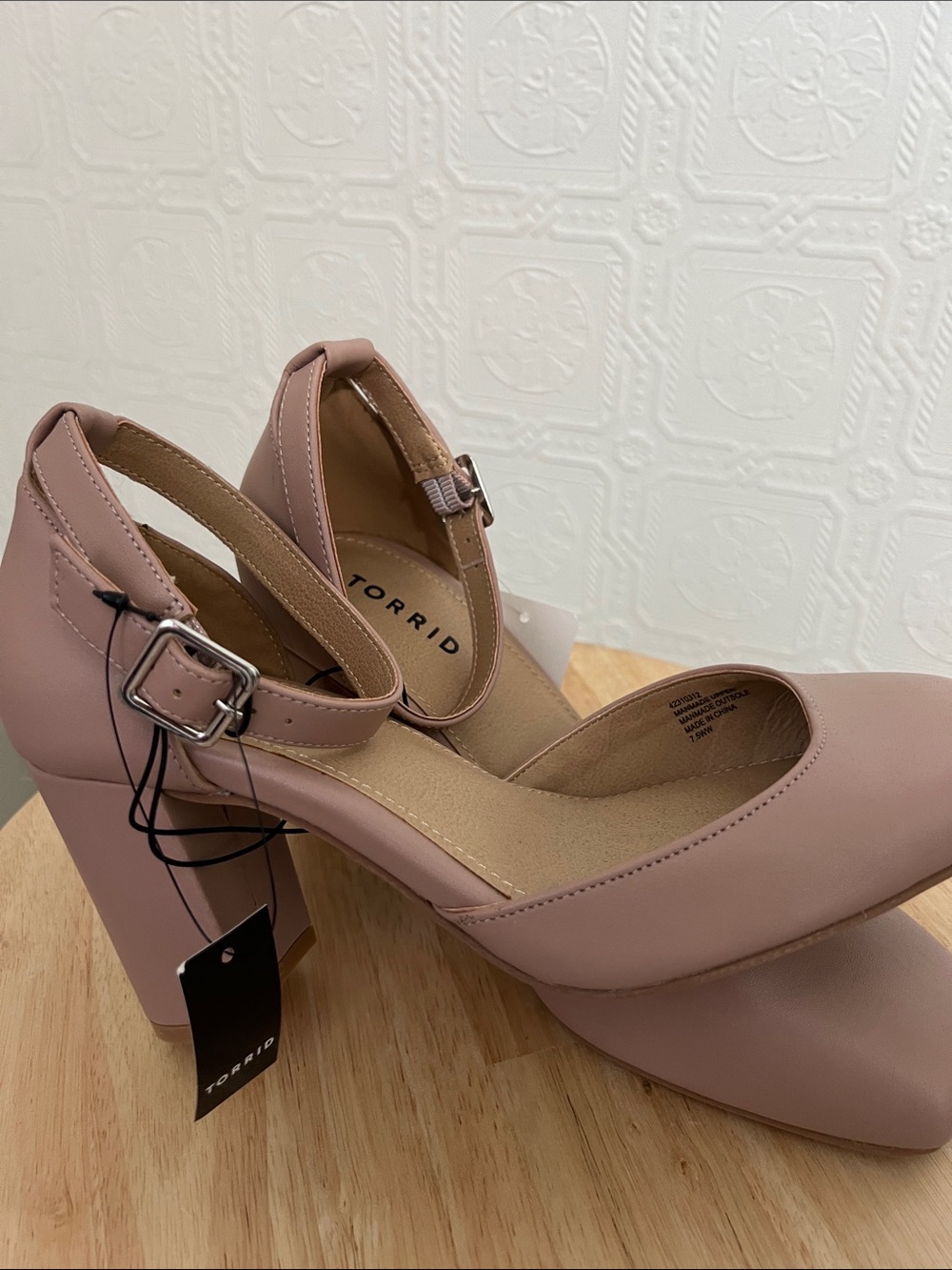 torrid Pink Block Heel Mary Jane Pumps